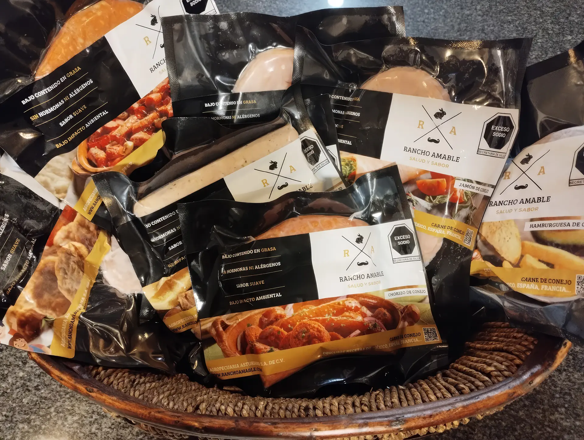 Productos de carne de conejo